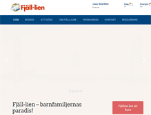 Tablet Screenshot of fjall-lien.se